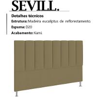 Cabeceira Queen 160 Cm Sevill Veludo Sl 945 Peer Sl 945 - 3