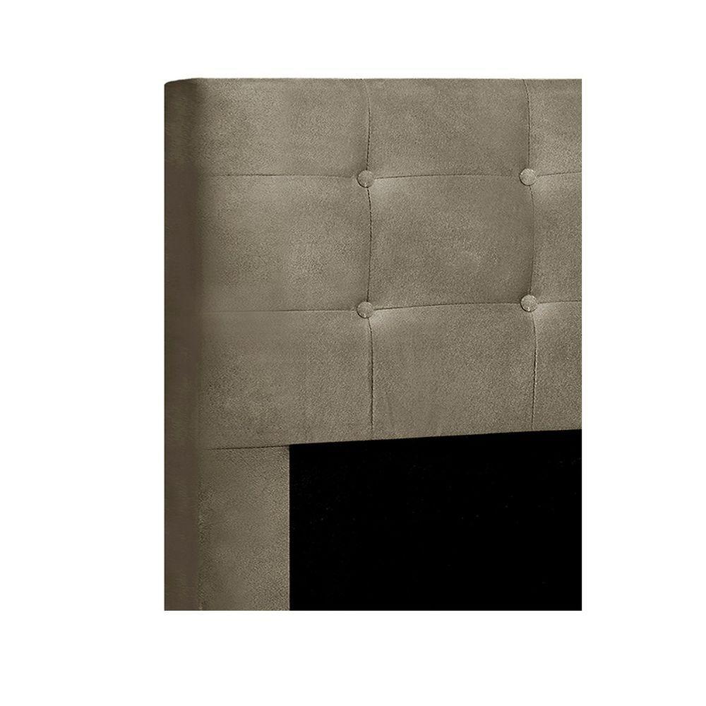 Cabeceira Solteiro Heloísa I02 90 Cm Suede Bege - 8