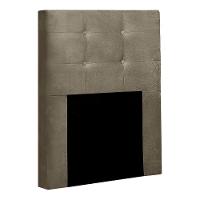 Cabeceira Solteiro Heloísa I02 90 Cm Suede Bege - 1