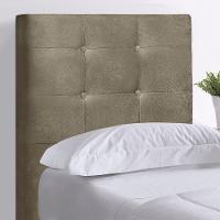 Cabeceira Solteiro Heloísa I02 90 Cm Suede Bege - 2