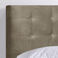 Cabeceira Solteiro Heloísa I02 90 Cm Suede Bege - 9