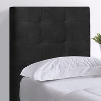 Cabeceira Solteiro Heloísa I02 90 Cm Suede Preto - 5