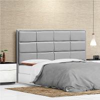 Cabeceira Solteiro Tallin P04 90 Cm Suede Cinza Tca 940 - 6