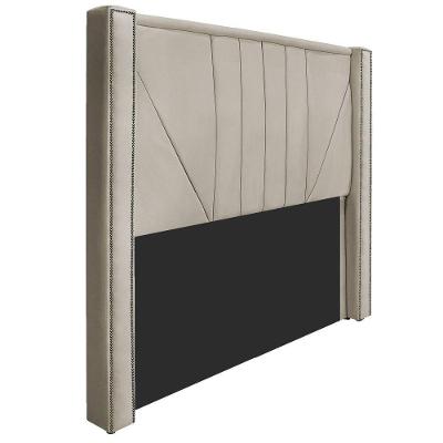 Cabeceira Queen P02 160cm Para Cama Box SuedeBege