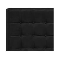 Cabeceira Queen Pequim P04 160 Cm Suede Preto Tca 944 - 3