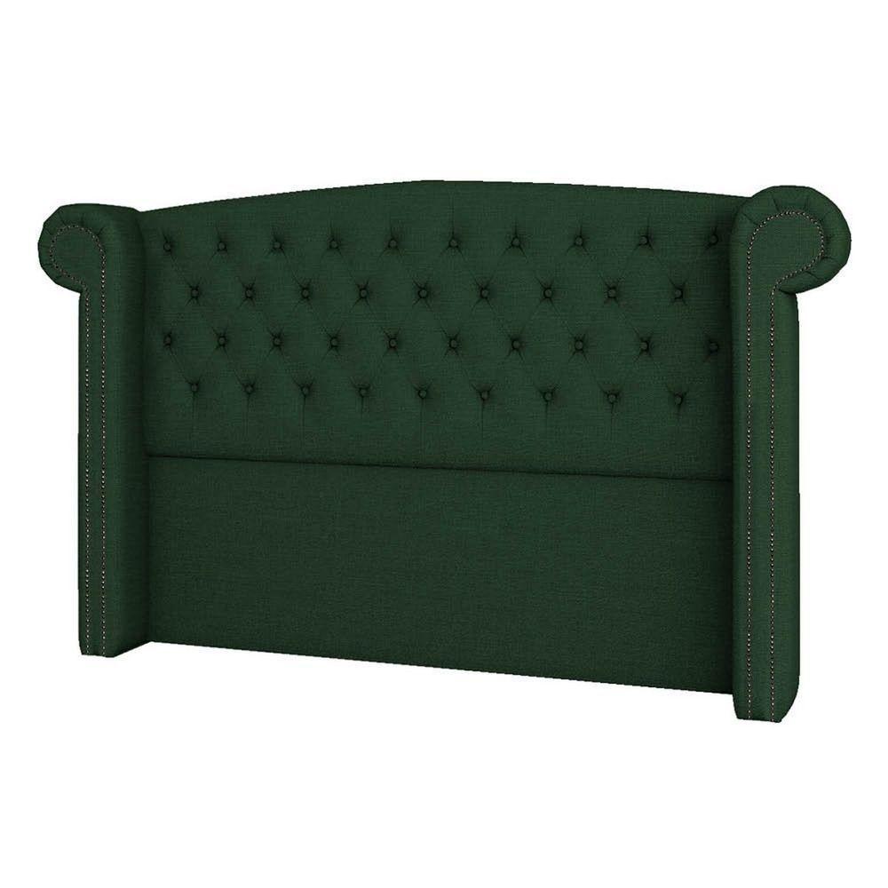 Cabeceira King Lyon P04 195 Cm Suede Verde Tca 947 - 4