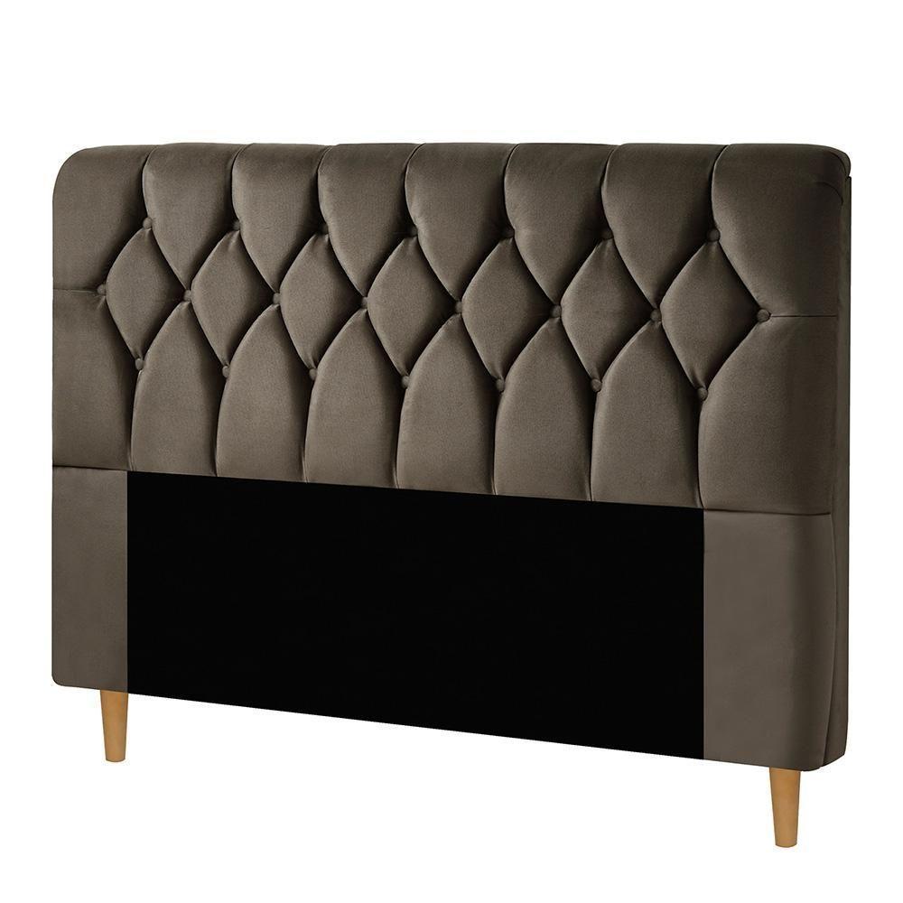 Cabeceira Queen Estofada Castor Istambul Dobuê - 1