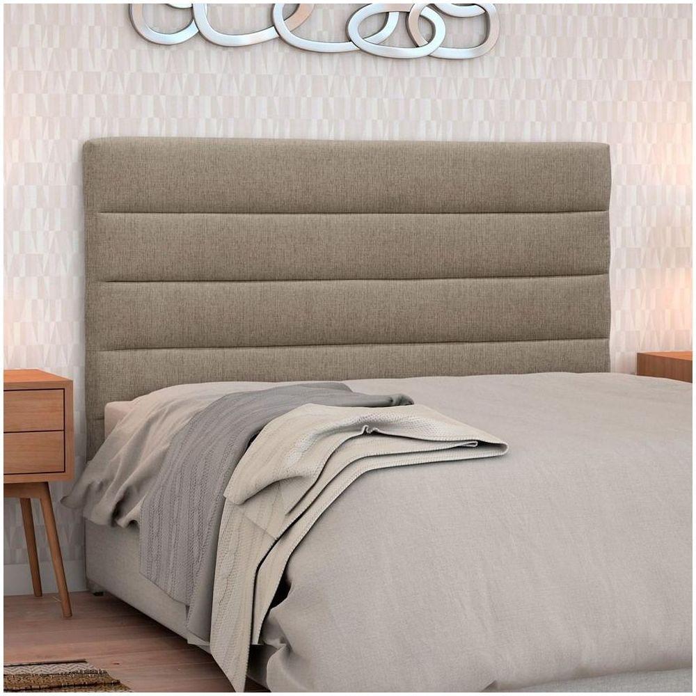 Cabeceira Casal Queen 160cm Greta Linho Areia - 6