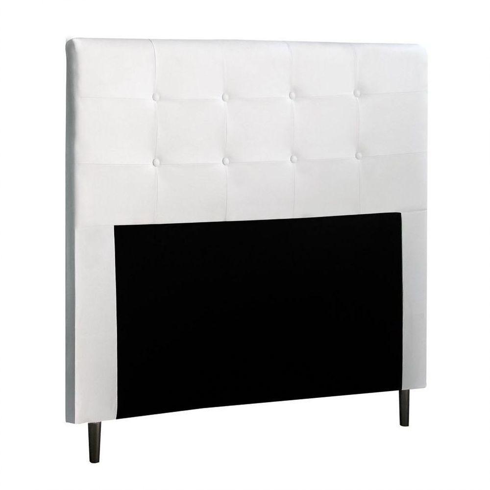 Cabeceira De Casal King 195cm Luna I02 Corano Branco - 1
