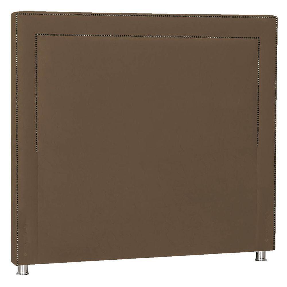 Cabeceira Queen Moscou P04 160 Cm Suede Marrom Tca 942 - 1
