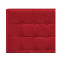 Cabeceira Casal Pequim P04 140 Cm Suede Vermelho Tca 53 - 3