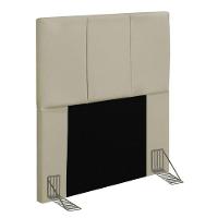 Cabeceira Cama Box Solteiro 90cm Pérola D10 Corano Bege - 1