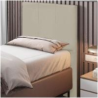 Cabeceira Cama Box Solteiro 90cm Pérola D10 Corano Bege - 5