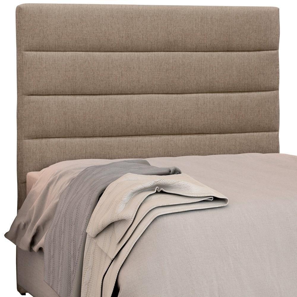 Cabeceira Solteiro 90Cm Greta Linho Areia - D'Monegatto - 6