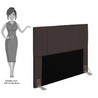 Cabeceira Cama Box Casal Queen 160cm Pérola D10 Corano Marrom - 2