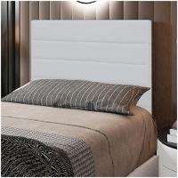 Cabeceira Cama Box Solteiro 90cm Rubi D10 Corano Branco - 5