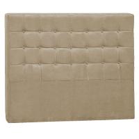 Cabeceira Casal Pequim P04 140 Cm Suede Bege Tca 941 - 1