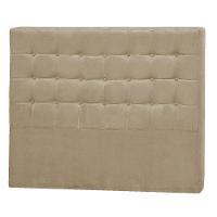 Cabeceira Casal Pequim P04 140 Cm Suede Bege Tca 941
