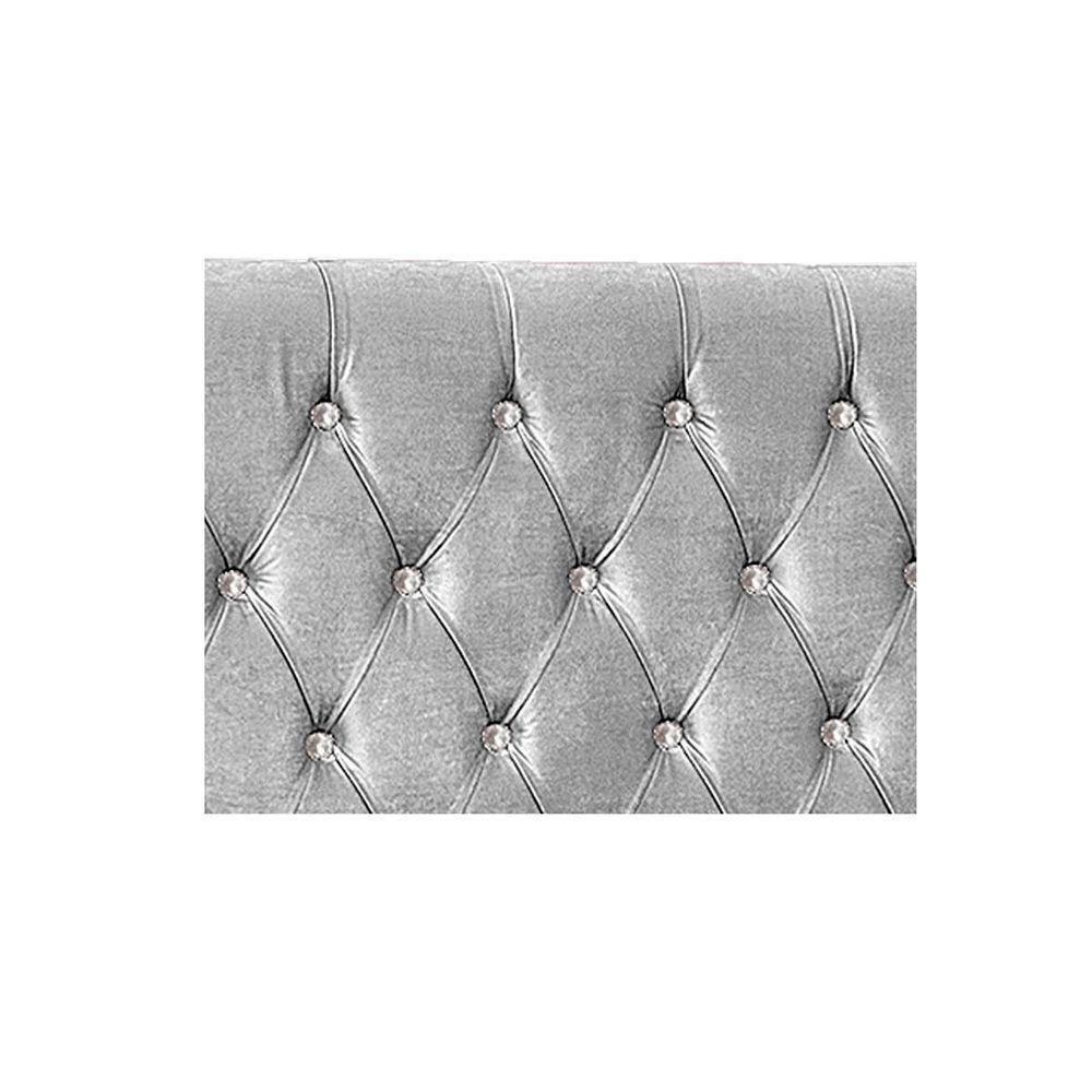 Cabeceira Queen Tóquio P04 160 Cm Suede Cinza Tca 940 - 2