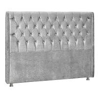 Cabeceira Queen Tóquio P04 160 Cm Suede Cinza Tca 940 - 1