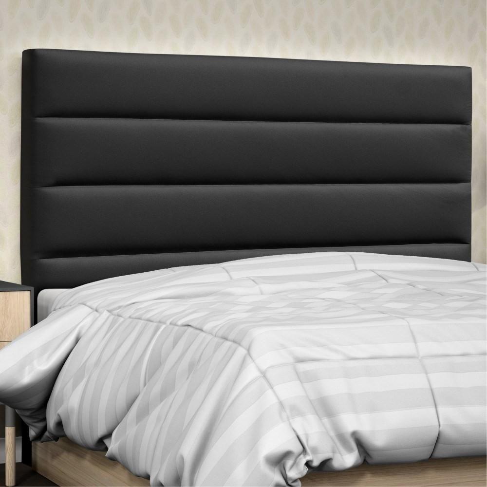 Cabeceira Quarto Solteiro Greta 90Cm Corano Preto - D'Monegatto - 6