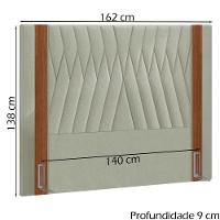 Cabeceira Casal 140 Cm Bella Linho Sl 76 Peer Sl 76