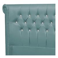 Cabeceira Solteiro Brescia P04 90 Cm Suede Turquesa Tca 946 - 3