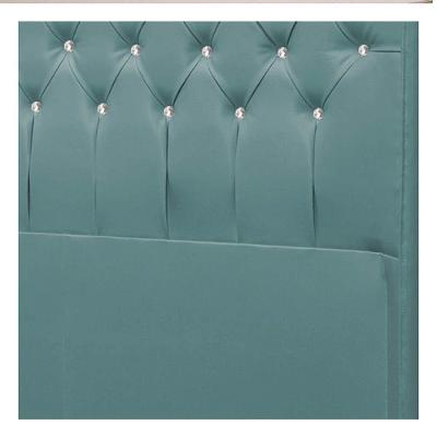 Cabeceira Queen Brescia P04 160 Cm Suede Turquesa Tca 946