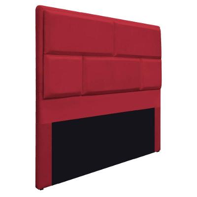 Cabeceira Solteiro Brick P02 90 cm Para Cama BoxVermelho