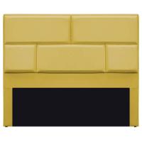 Cabeceira Queen Brick P02 160 cm Para Cama Box Suede Amarelo - 6