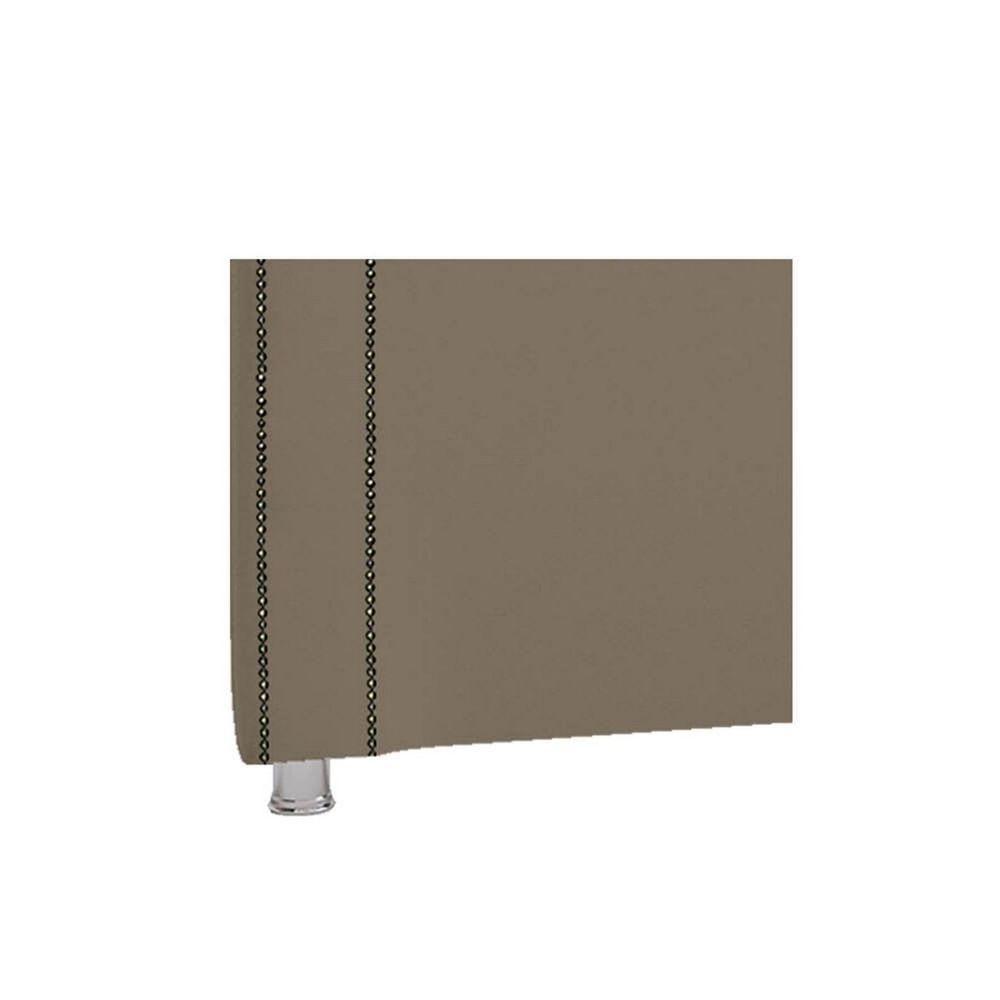 Cabeceira Queen P04 160 Cm Suede Marrom Claro Tca 945 - 2
