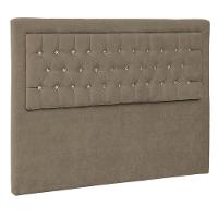 Cabeceira Queen Iasi P04 160 Cm Suede Marrom Claro Tca 945 - 1
