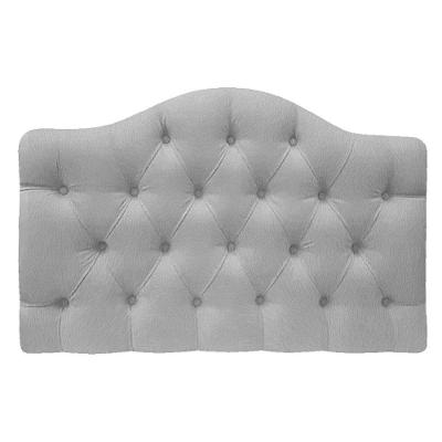 Cabeceira Suspensa Imperatriz 90 Cm Solteiro Suede Cinza