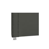 Cabeceira Solteiro P04 90 Cm Suede Cinza Escuro Tca 958 - 2