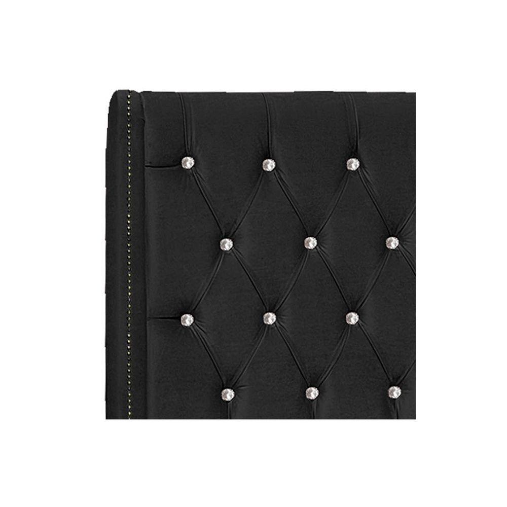 Cabeceira Queen Tóquio P04 160 Cm Suede Preto Tca 944 - 3