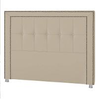 Cabeceira Casal Catania P04 140 Cm Suede Bege Tca 941