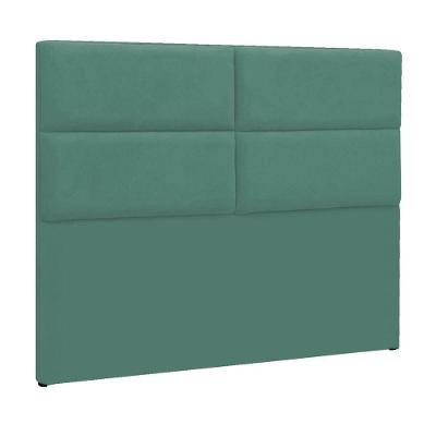Cabeceira Solteiro Berlim P04 90 Cm Suede Turquesa Tca 946