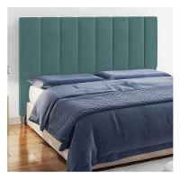 Cabeceira Solteiro Hannover P04 90 Cm Suede Turquesa Tca 946 - 6
