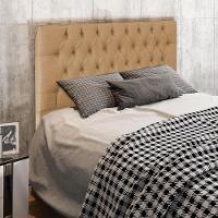 Cabeceira King 1,95m Amsterdã Linho - Pallazio Cor Bege - 3