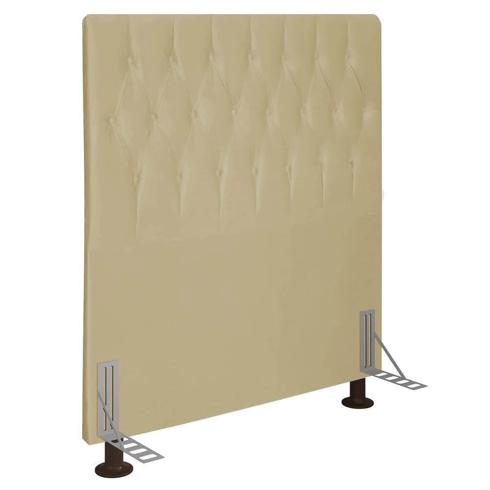 Cabeceira Solteiro 0,90m Estocolmo Corano - Pallazio Cor Bege - 1