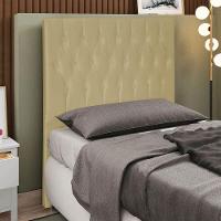 Cabeceira Solteiro 0,90m Estocolmo Corano - Pallazio Cor Bege - 3