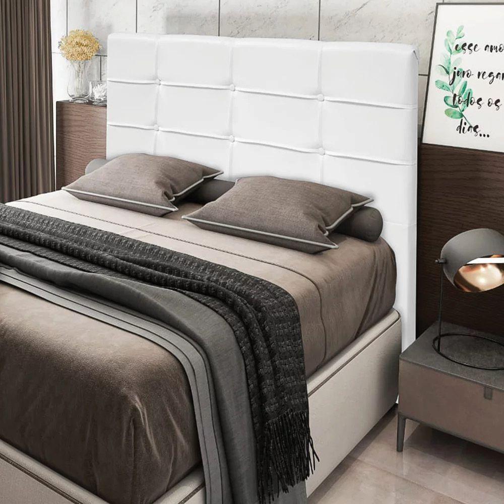 Cabeceira Queen 1,60m Moscou Corano Branco - Pallazio - 3