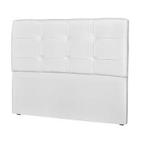 Cabeceira Casal 160Cm London Corino Branco - Js Móveis - 5