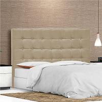 Cabeceira Casal Pequim P04 140 Cm Suede Bege Tca 941 - 6