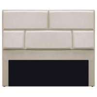 Cabeceira Queen Brick P02 160 cm Para Cama Box Suede Bege - 6