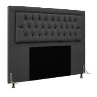 Cabeceira Solteiro 0,90m Maribor Linho Grafite - Pallazio - 1