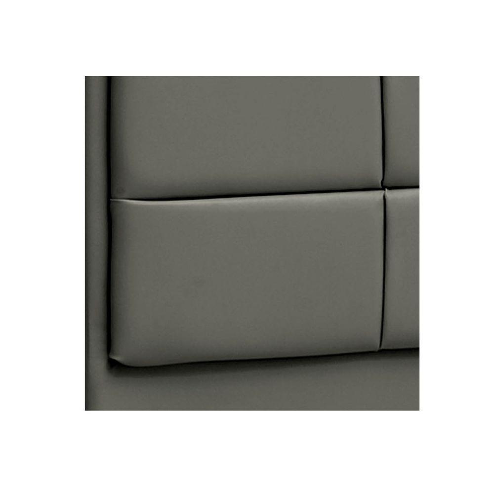 Cabeceira Casal Tallin P04 140 Cm Suede Cinza Escuro Tca 958 - 2