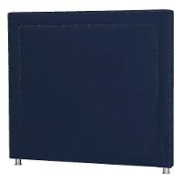 Cabeceira Casal Moscou P04 140 Cm Suede Azul Marinho Tca 948