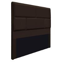 Cabeceira Queen Brick P02 160 cm Para Cama Box Marrom - 1