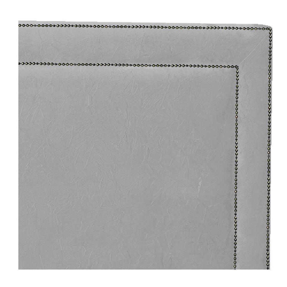 Cabeceira Casal Moscou P04 140 Cm Suede Cinza Tca 940 - 2